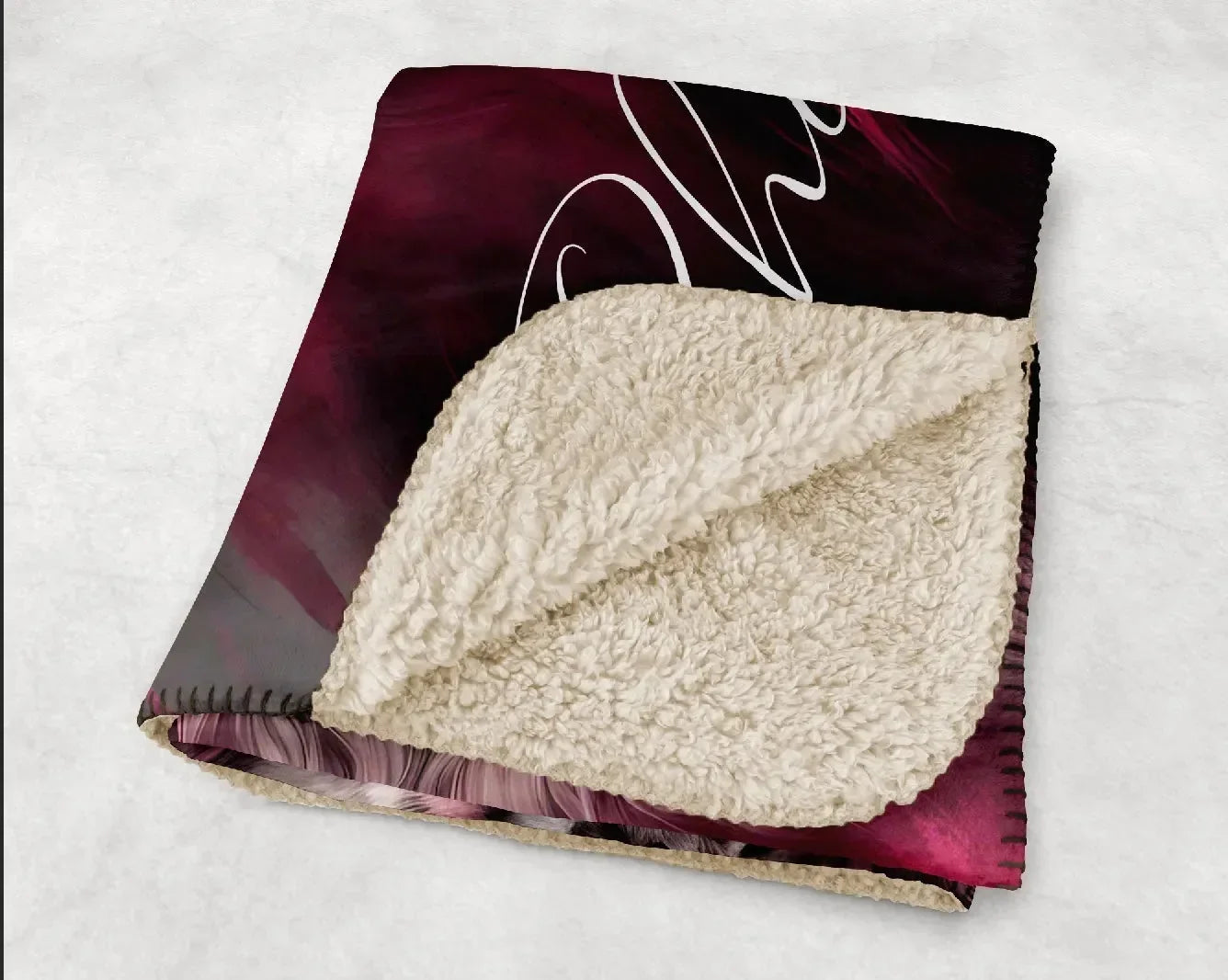 Phi Mu XL 60x80 Sherpa Blanket - Lion