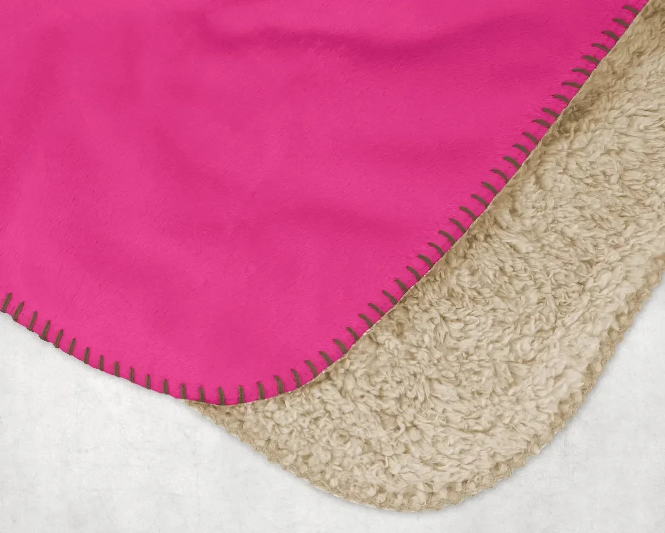 Phi Mu XL 60x80 Sherpa Blanket - Color Block