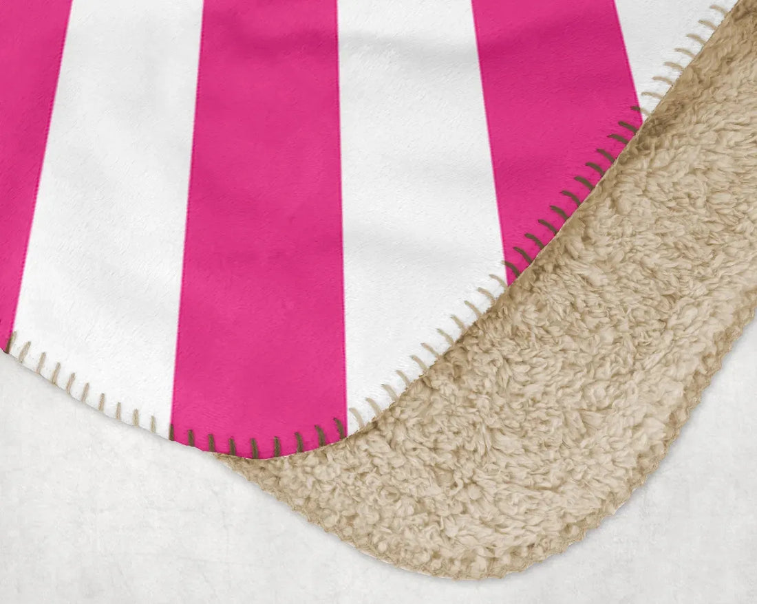 Phi Mu XL 60x80 Sherpa Blanket Starburst