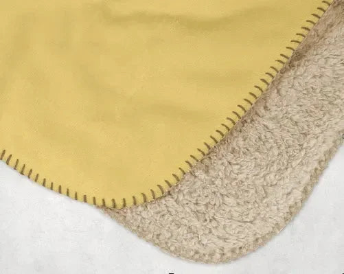 Chi Omega XL 60x80 Sherpa Throw Blanket - Color Block