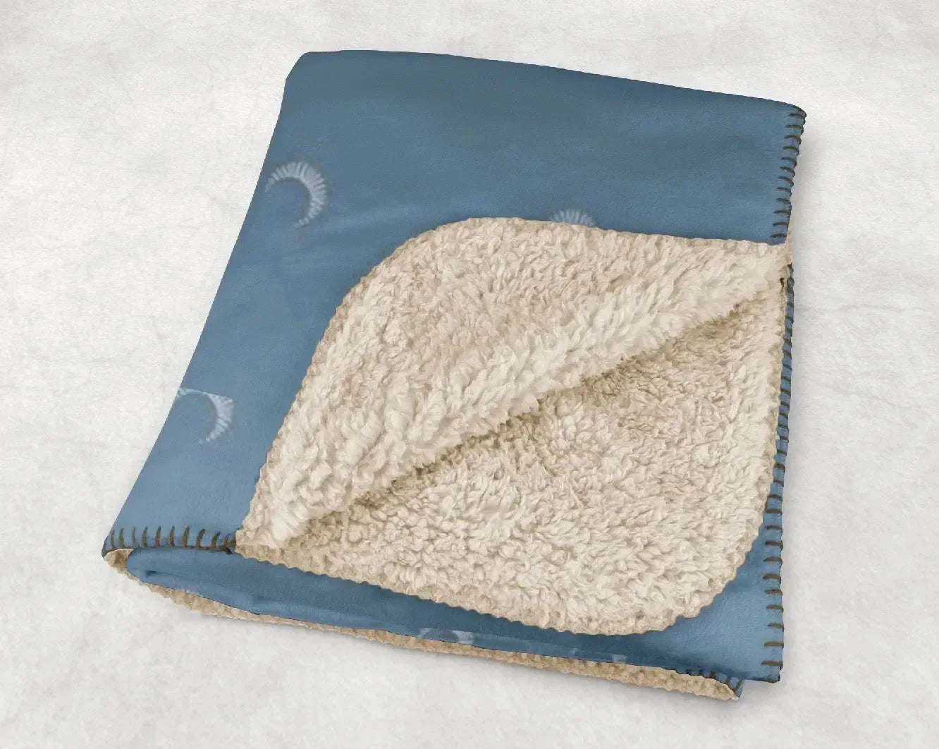 Gamma Phi Beta XL 60x80 Sherpa Throw Blanket - Crescent