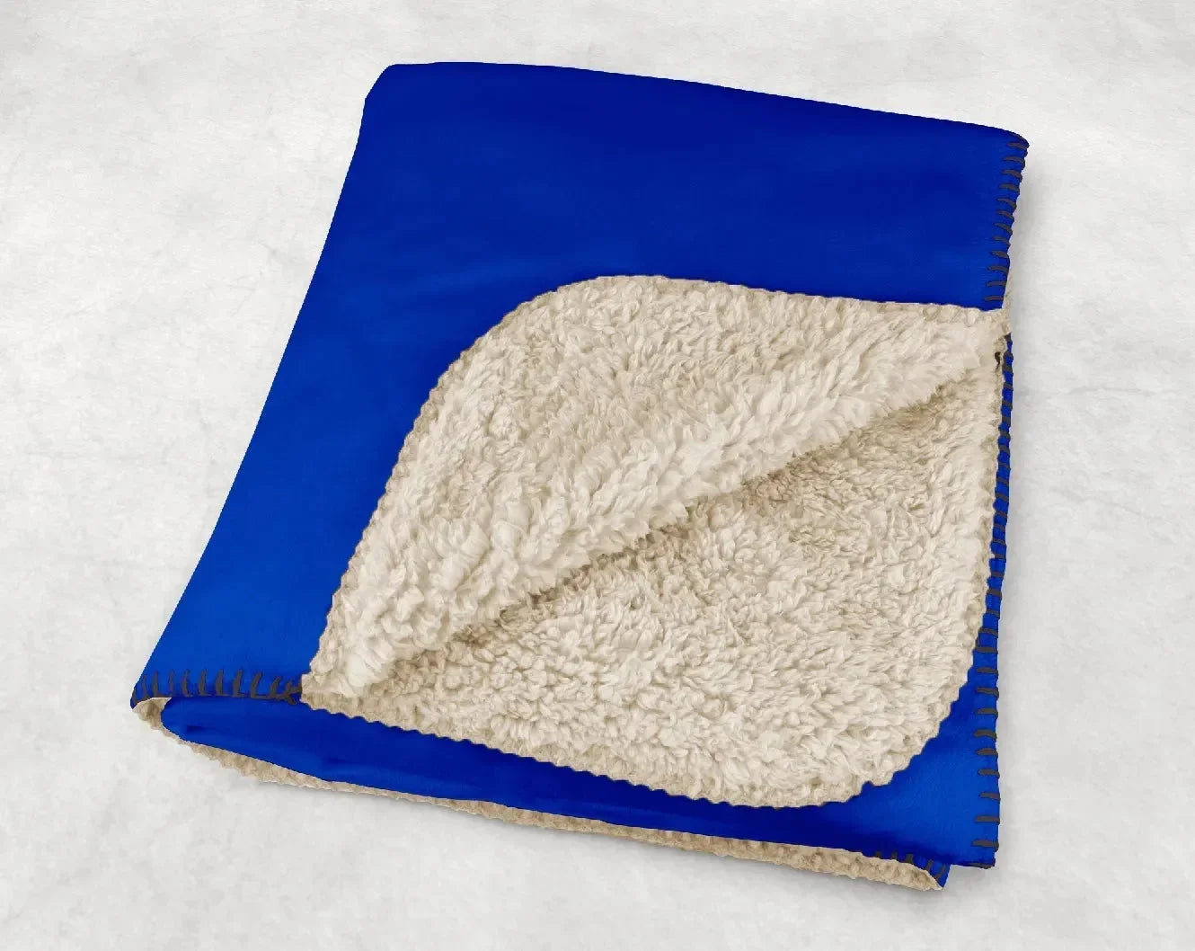 Tri Delta XL 60x80 Throw Blanket - Blue Large Logo