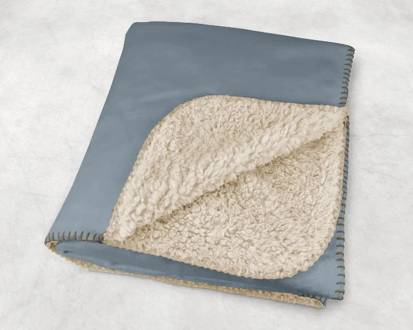 Tri Delta XL 60x80 Traditional Sherpa Throw Blanket