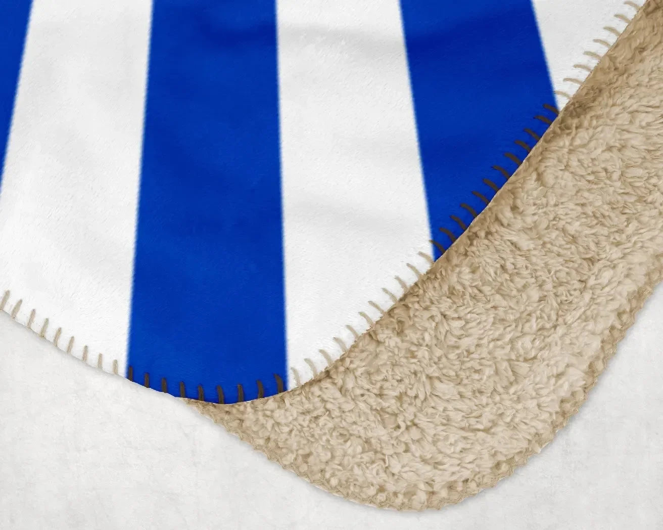 Tri Delta XL 60x80 Sherpa Blanket - Blue Starburst