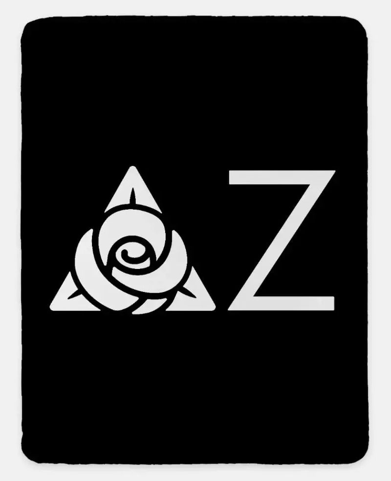 Delta Zeta XL 60x80 Sherpa Blanket - Greek Letters