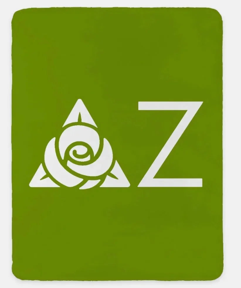 Delta Zeta XL 60x80 Sherpa Blanket - Greek Letters