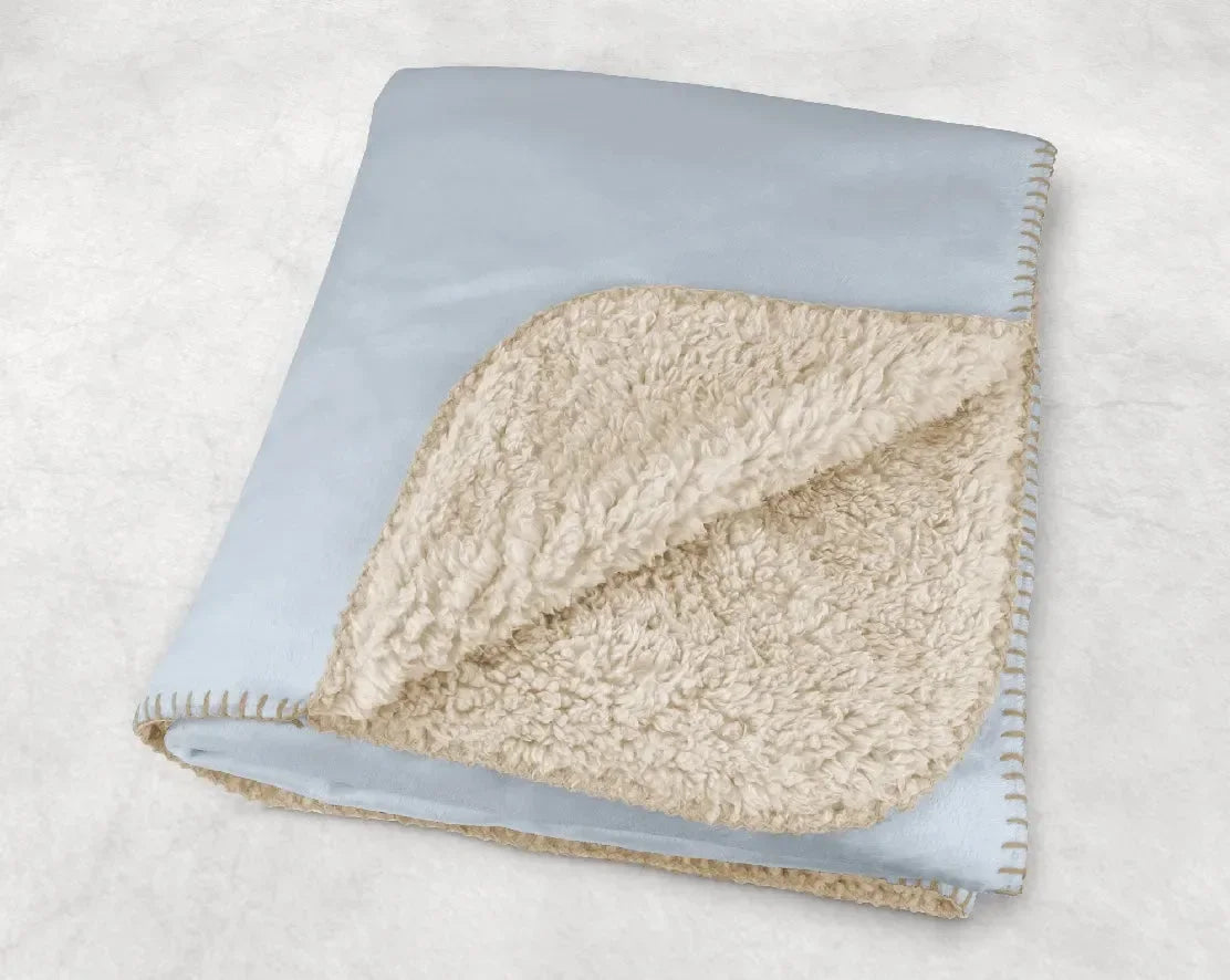 ADPi XL 60x80 Sherpa Throw Blanket - Center Band