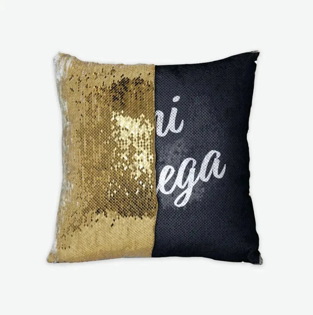 Chi Omega Sequin Pillow Cover