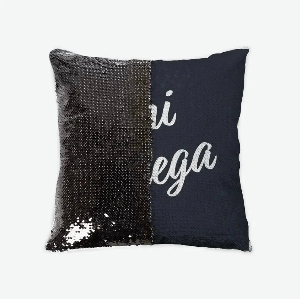 Chi Omega Sequin Pillow Cover