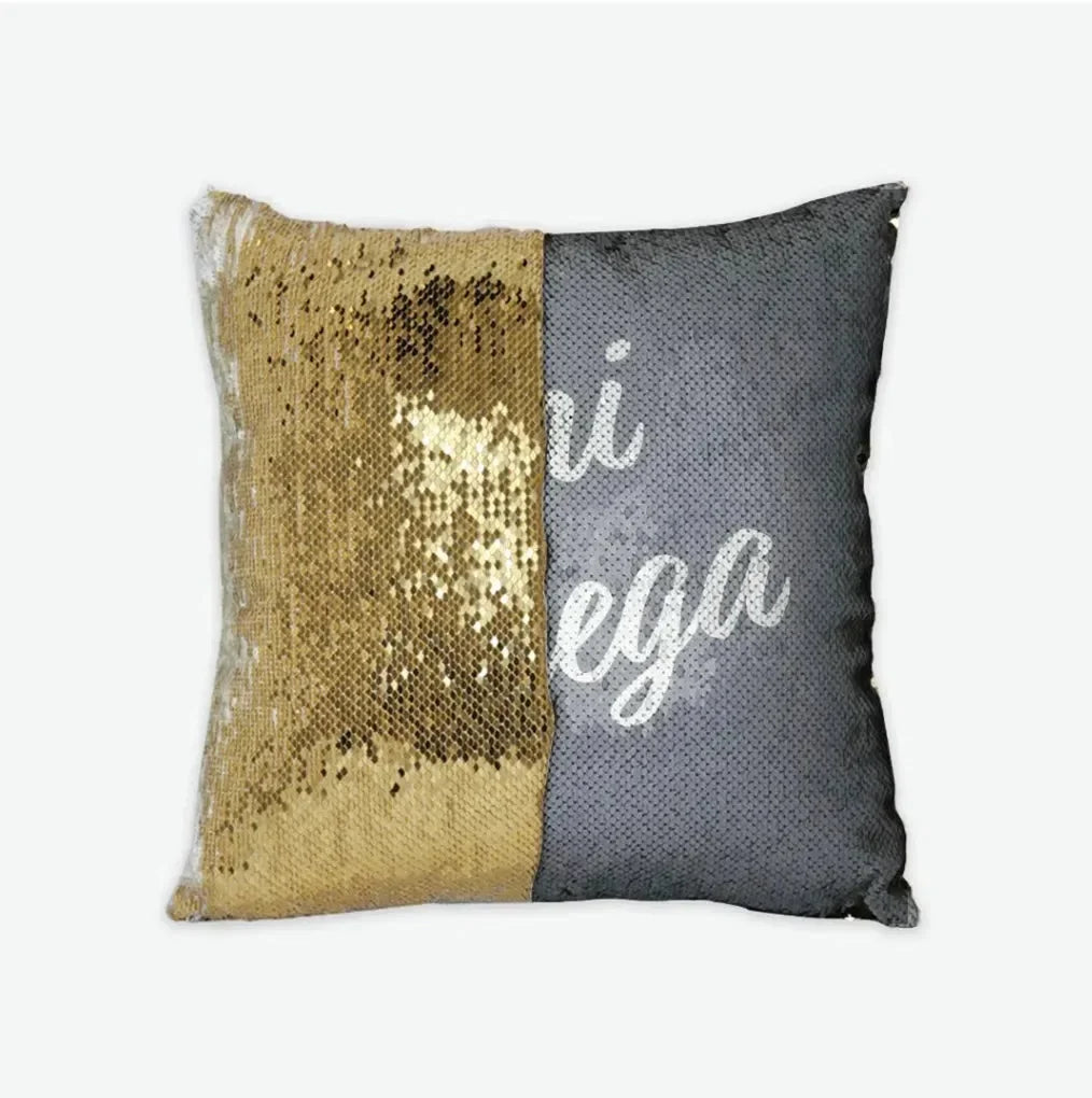 Chi Omega Sequin Pillow Cover