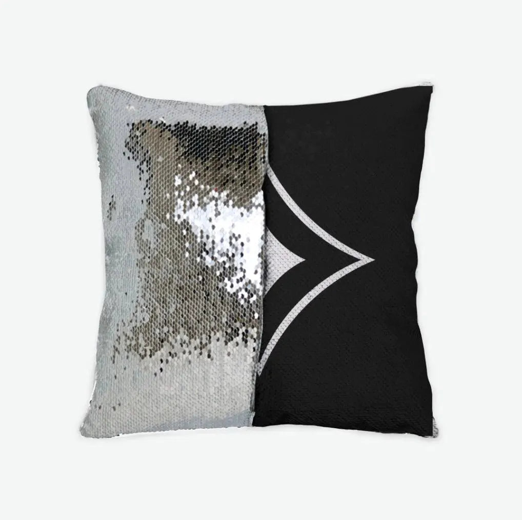 Alpha Sigma Alpha Sequin Pillow Cover - Badgemark