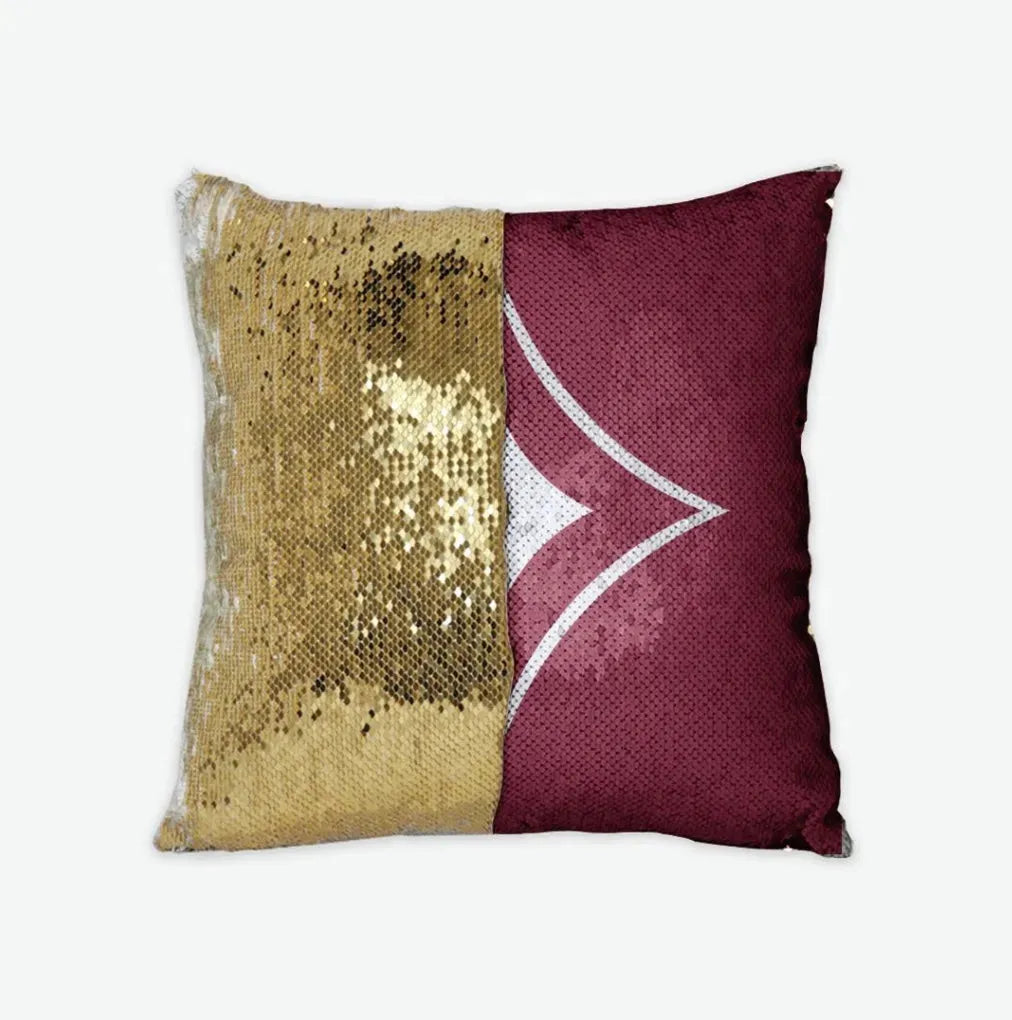 Alpha Sigma Alpha Sequin Pillow Cover - Badgemark