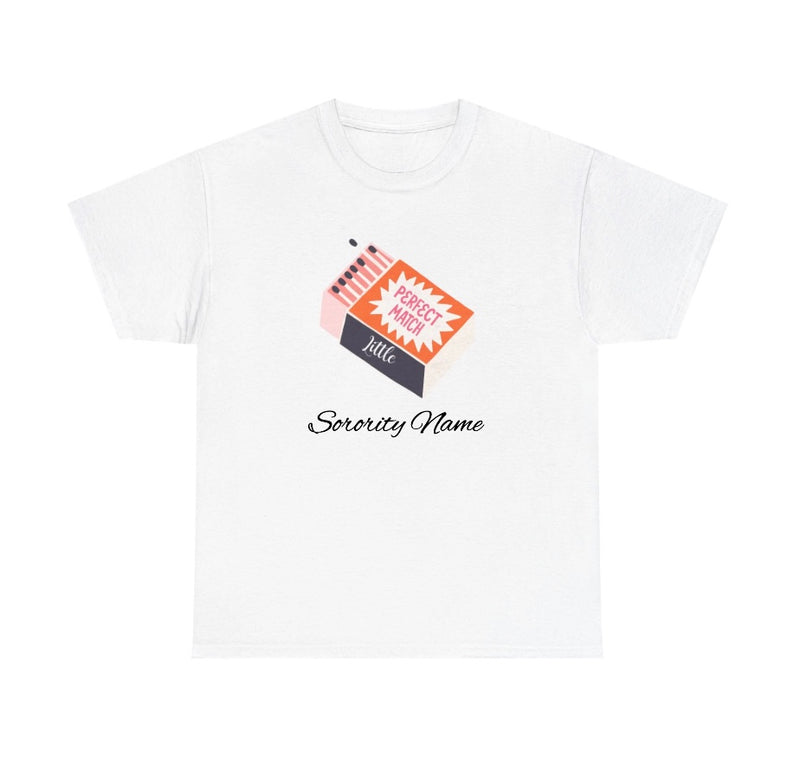 Sorority Big/Little Perfect Match Customizable Tee: Little