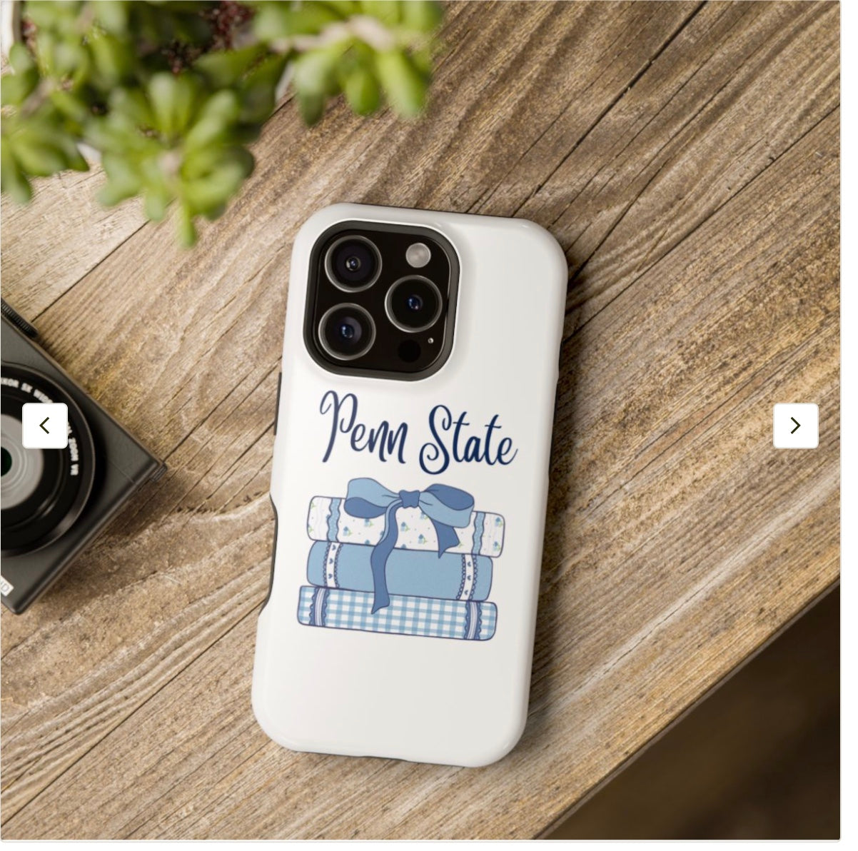Customizable: Books & Bows Aesthetic Phone Case, College Student Gift, Impact-Resistant Cover, Book Lover's Accessory, Graduation Present, School Spirit Merchandise