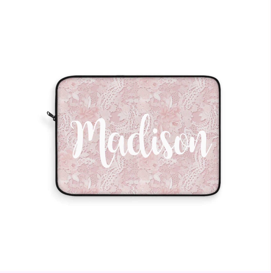 Customizable: Stylish Floral Laptop Sleeve - Elegant Protection for Your Device, Gift for Students, Perfect for College, Work or Travel