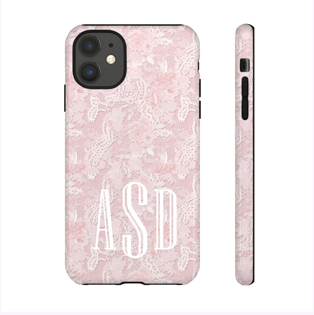 Customizable: Pink Floral Phone Case, Stylish Tough Cases, Unique Gift for Her, Cute Phone Accessories, Floral Tech Cover