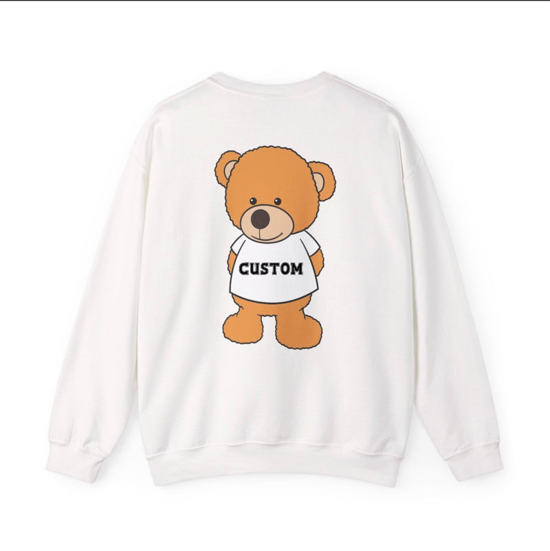 Customizable Bear Crewneck Sweatshirt - College Spirit Apparel