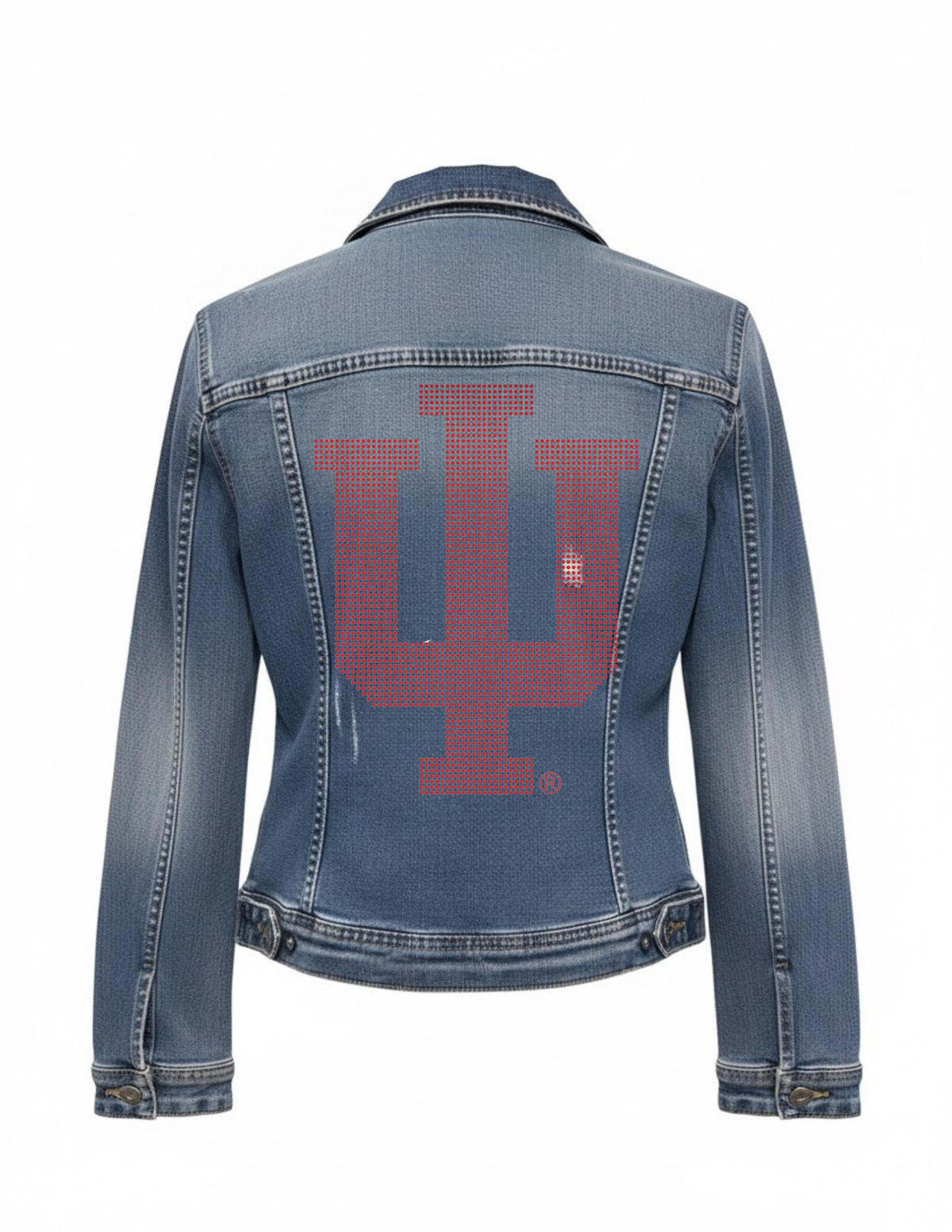 Indiana University Trident IU Blue Denim Jacket