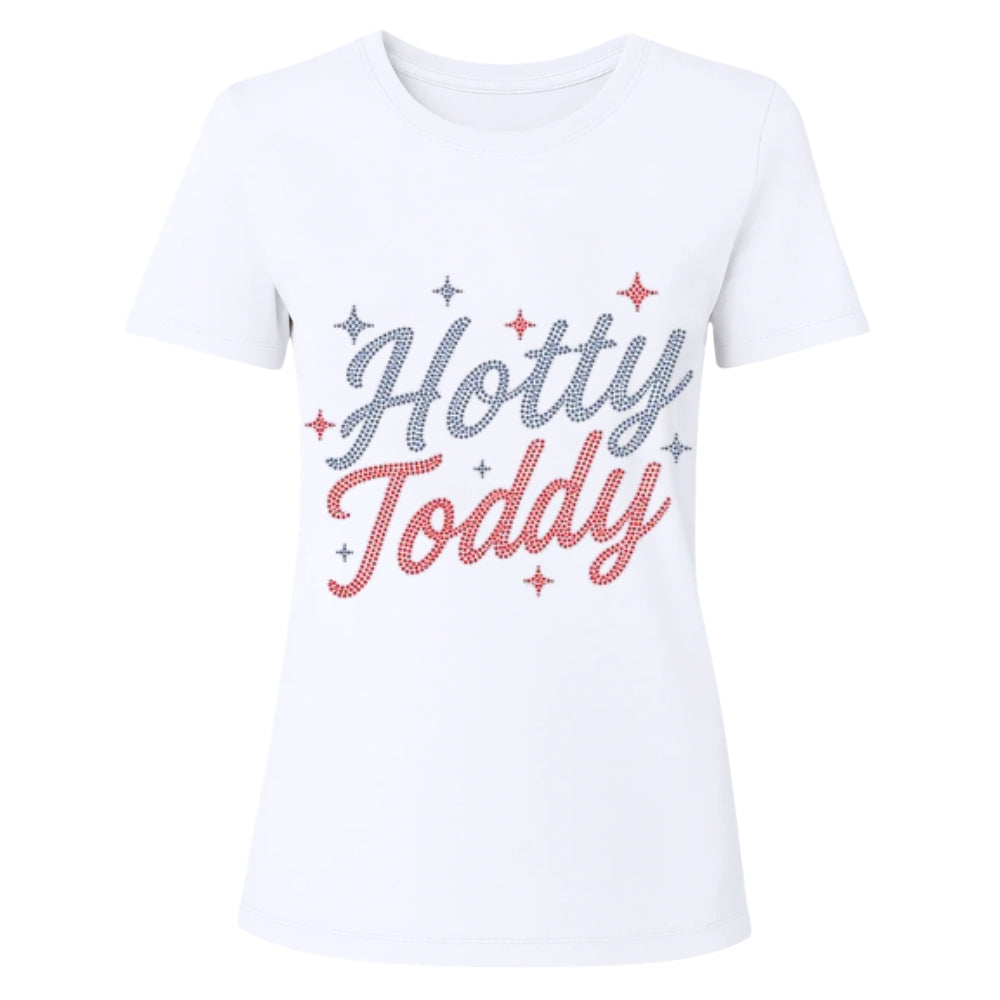 University of Mississippi Hotty Toddy Script White Crewneck T-Shirt
