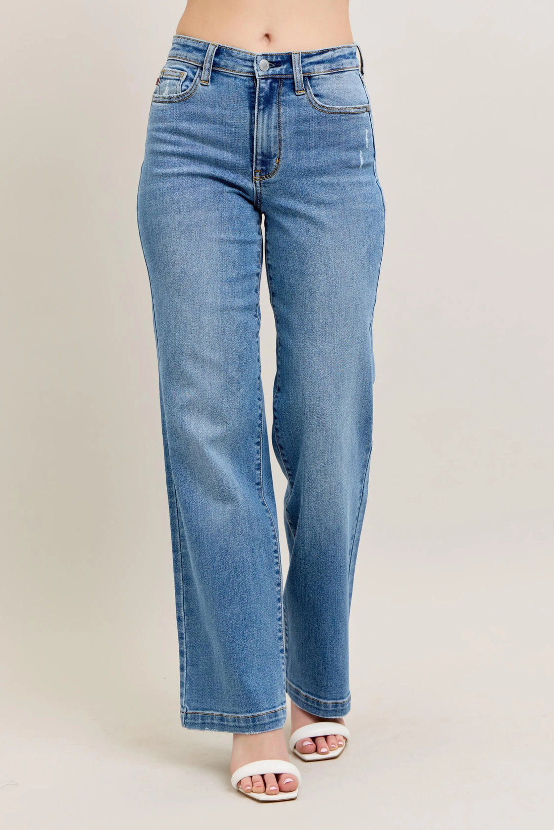 Judy Blue Full Size High Waist Straight Jeans