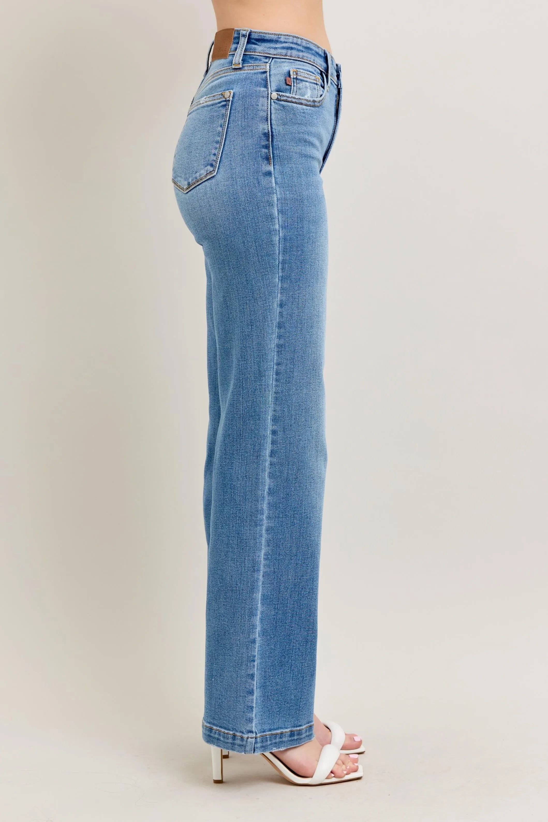 Judy Blue Full Size High Waist Straight Jeans