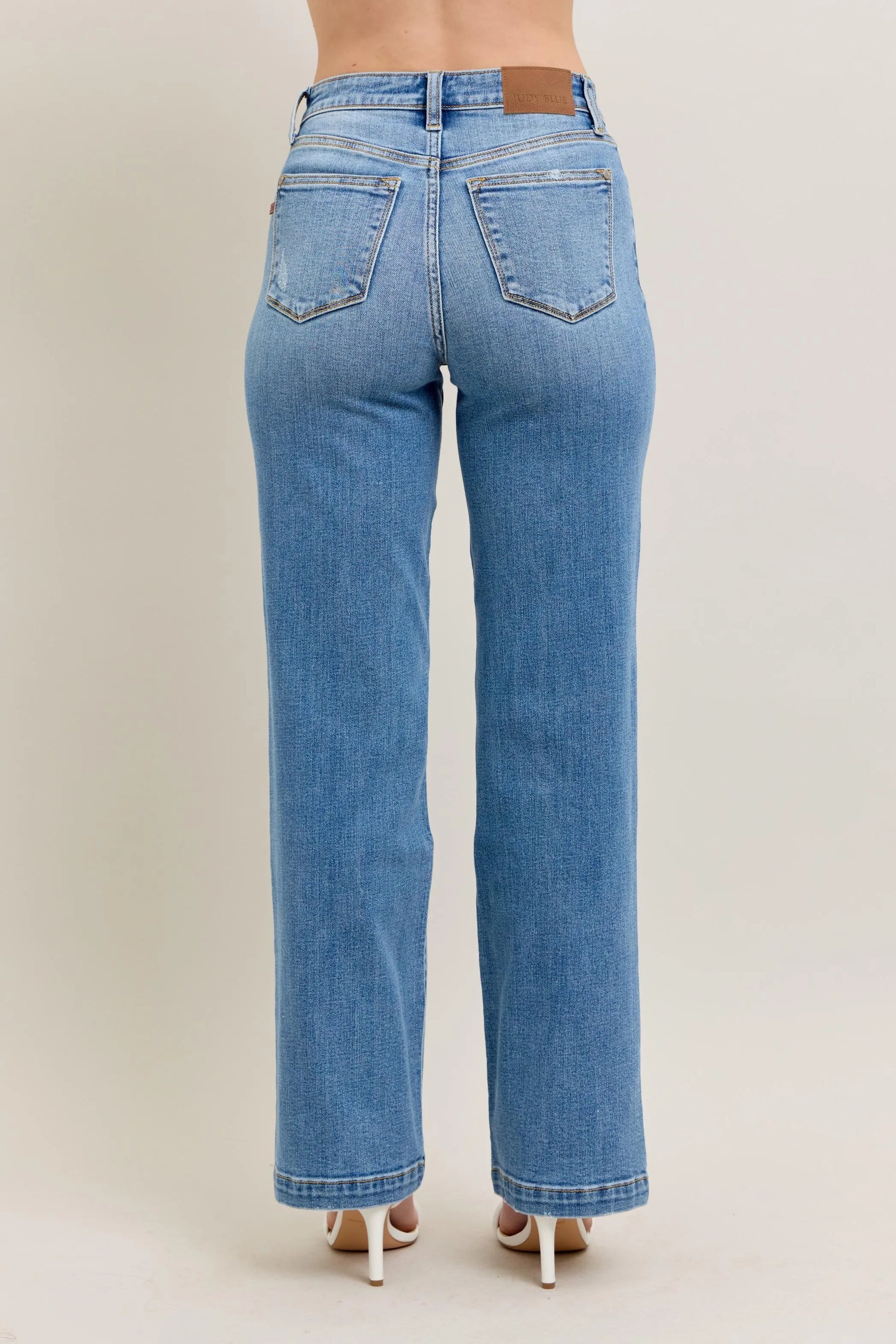 Judy Blue Full Size High Waist Straight Jeans