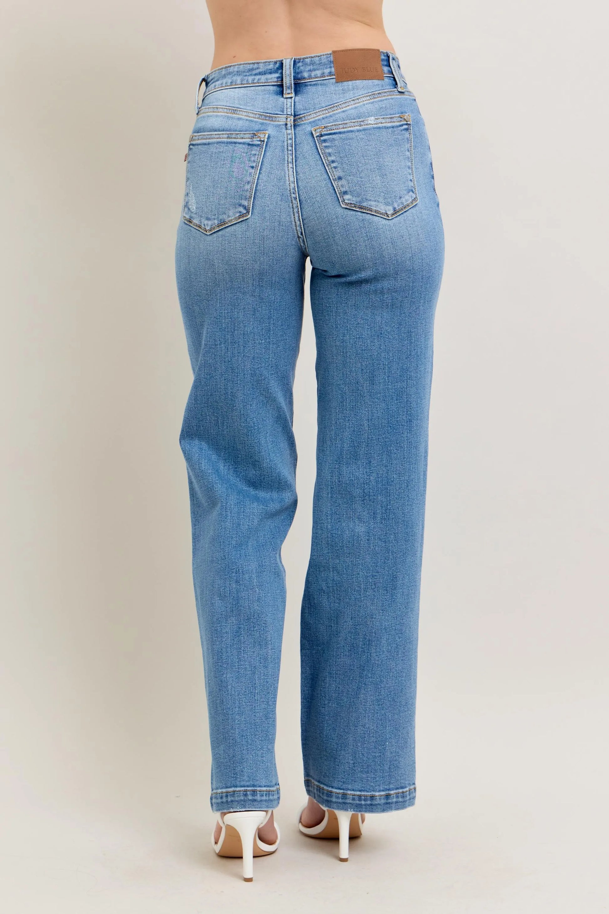 Judy Blue Full Size High Waist Straight Jeans