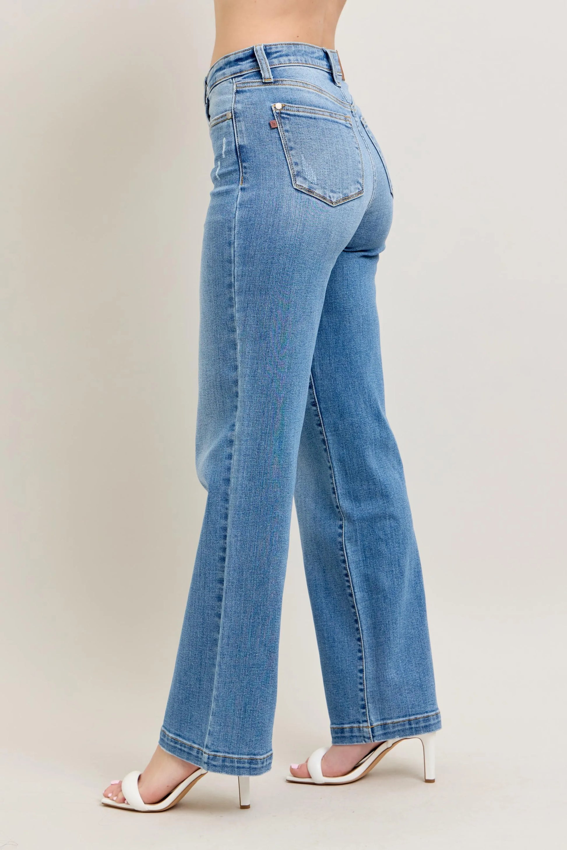 Judy Blue Full Size High Waist Straight Jeans