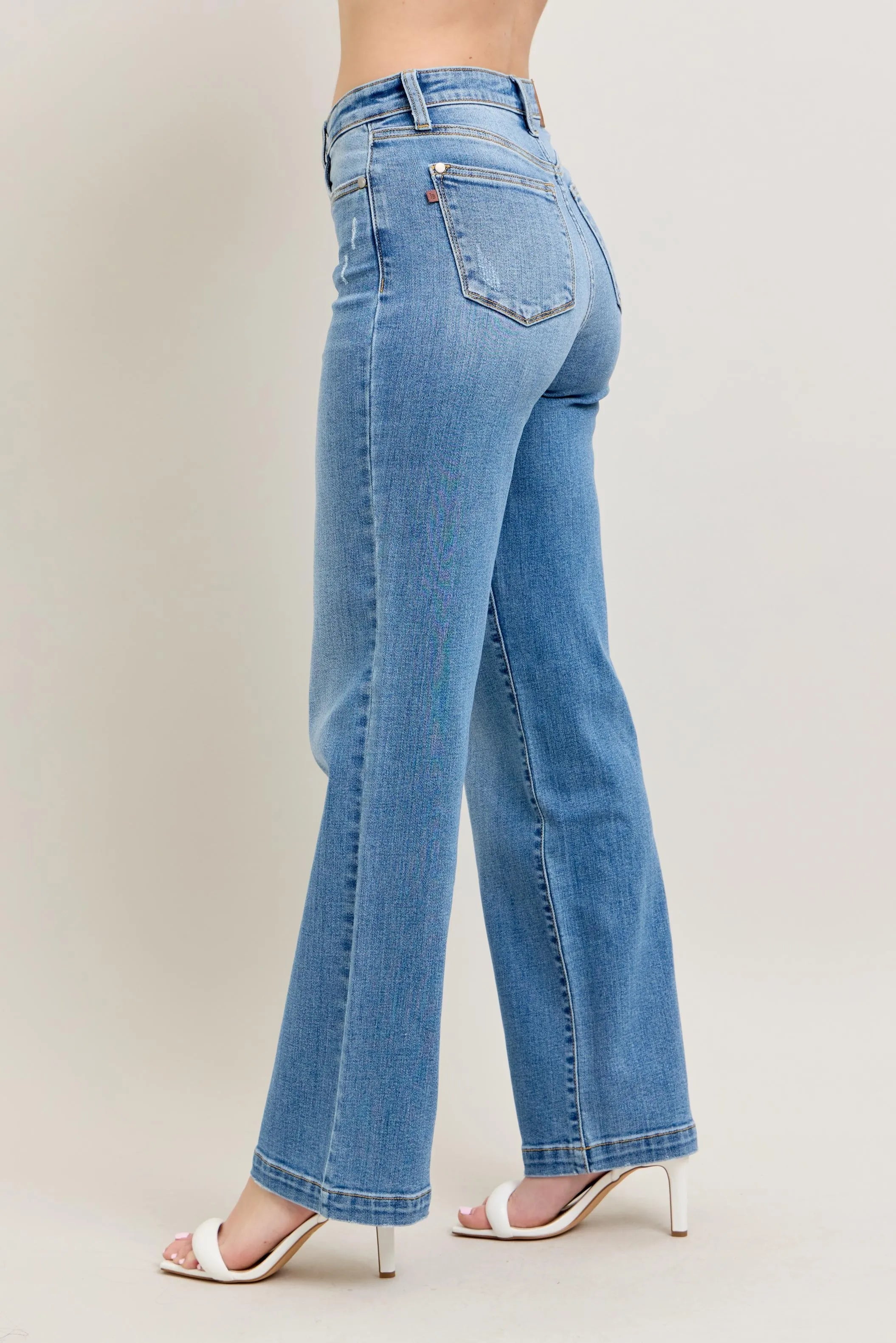 Judy Blue Full Size High Waist Straight Jeans