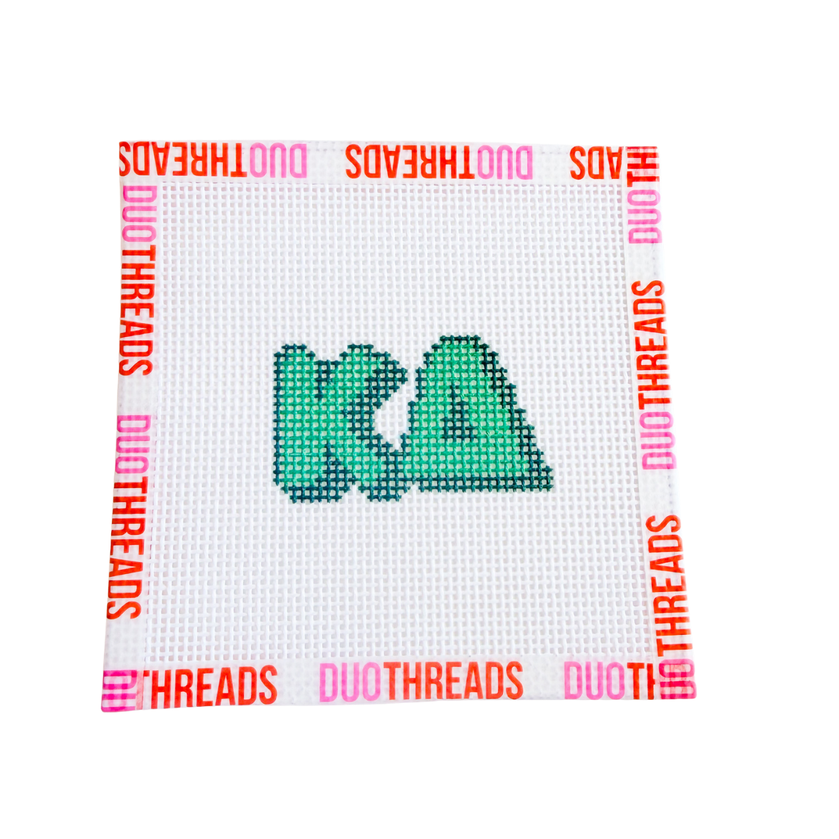 Kappa Delta Sorority Bubble Letter Needlepoint Canvas