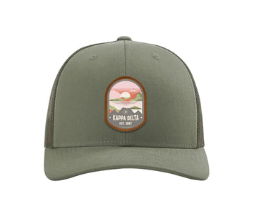 Kappa Delta Richardson 112 UV Print Leatherette Patch Trucker Hat - Ventura