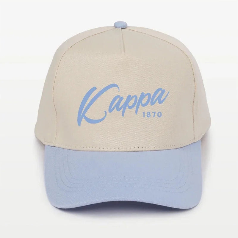 Kappa Embroidered Two-Tone Baseball Cap | Hat- Script 1870