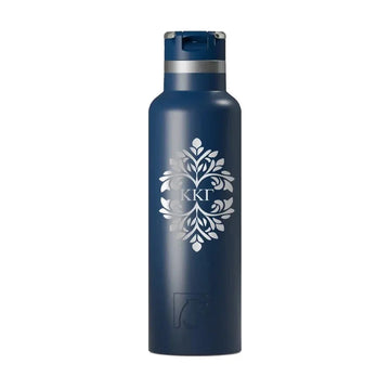 Kappa RTIC 20 oz Ceramic Lined Water Bottle Tumbler - Ornate