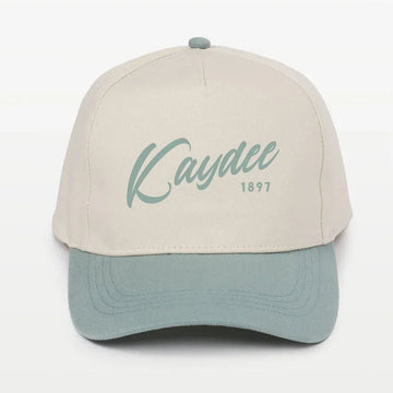 Kaydee Embroidered Two-Tone Baseball Cap | Hat- Script 1870