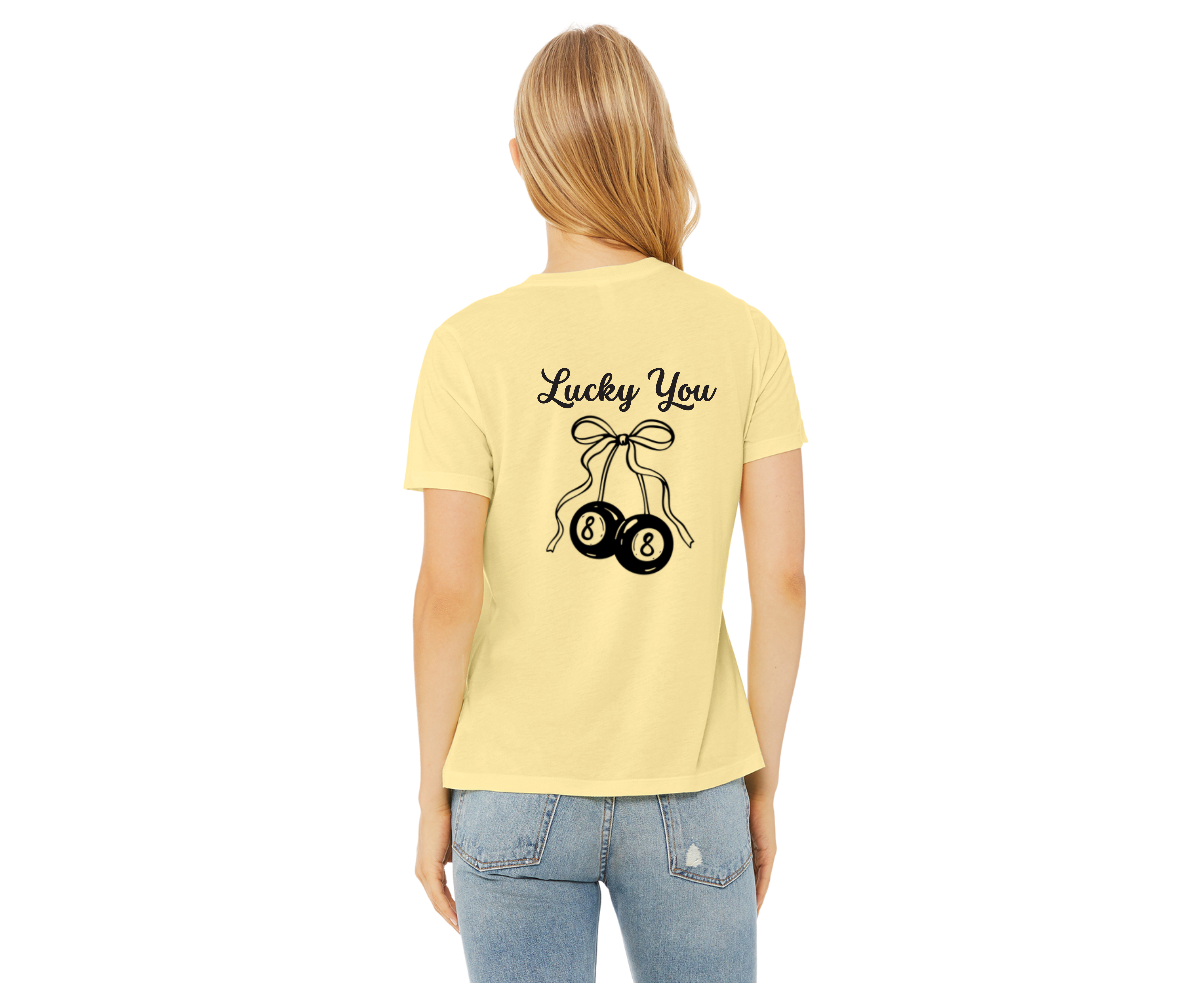Customizable: Lucky Eight Cherry Tee