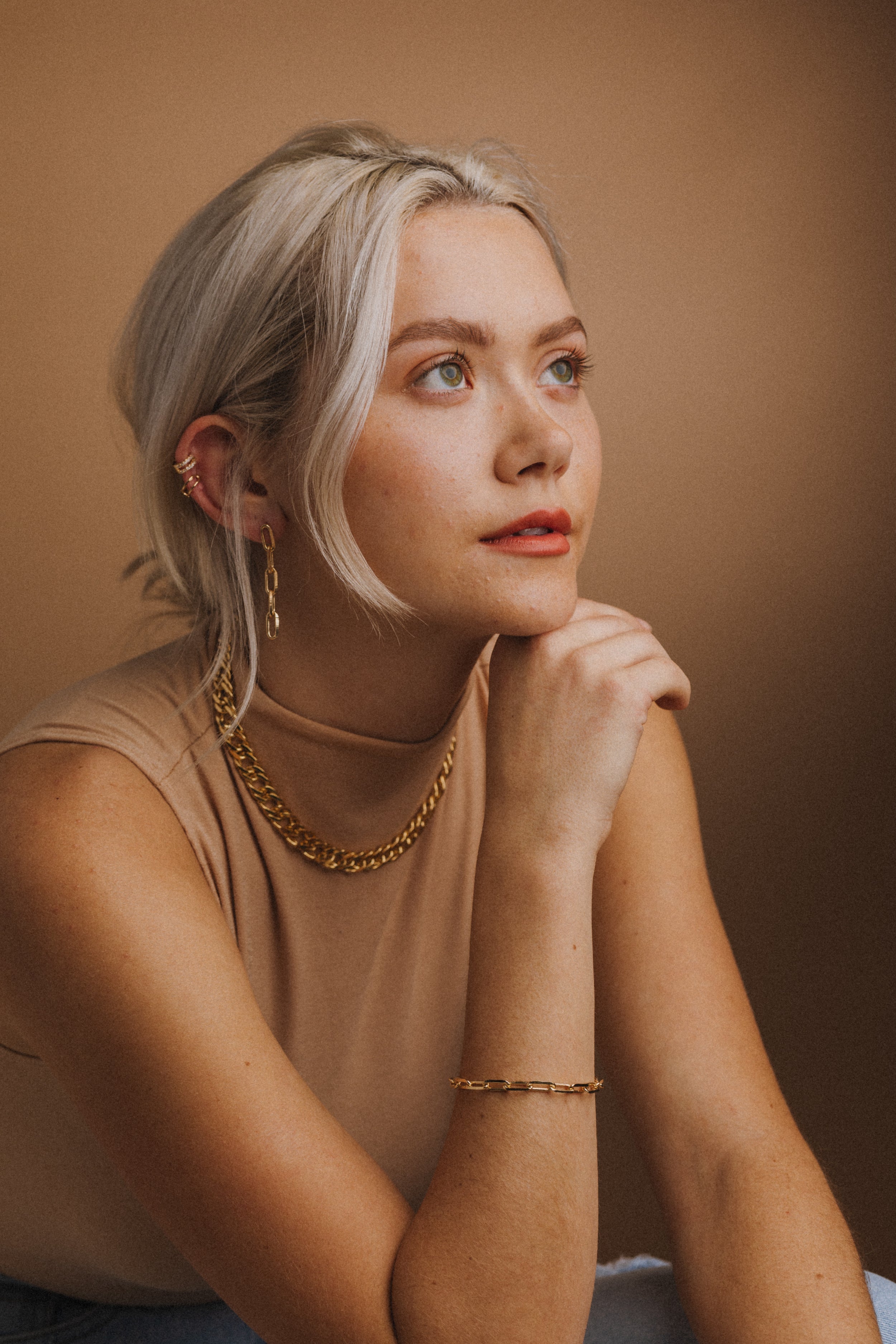 Views & Co. PaperClip Link Earrings