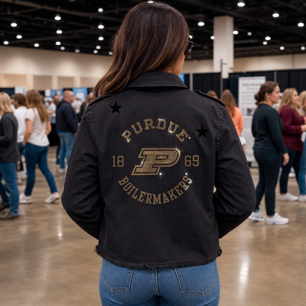 Purdue University Boilermakers EST Black Shacket