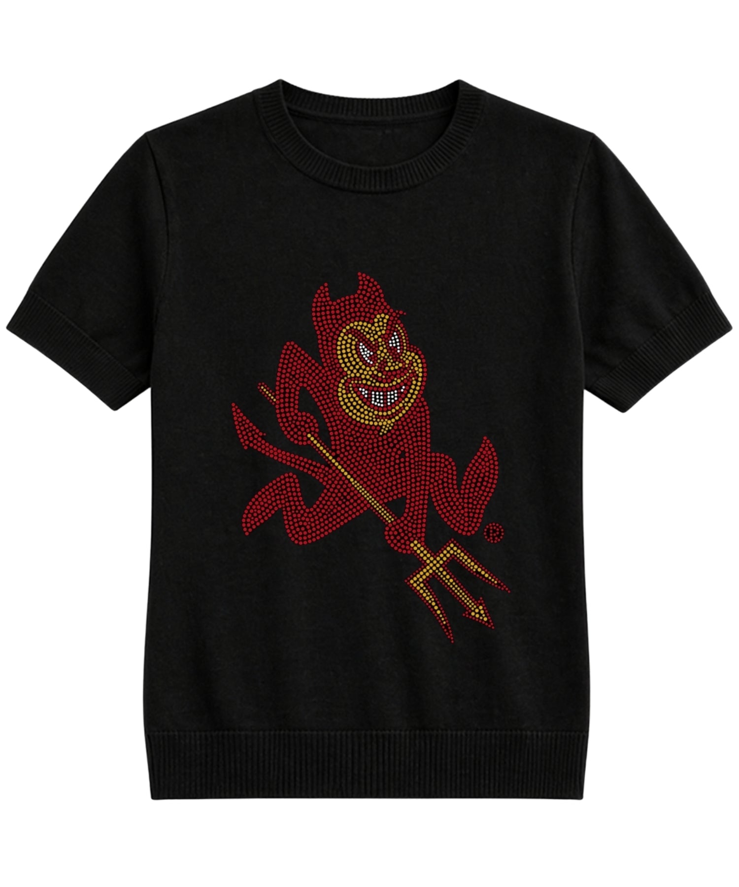 Arizona State Sun Devils Black Crewneck Sweater