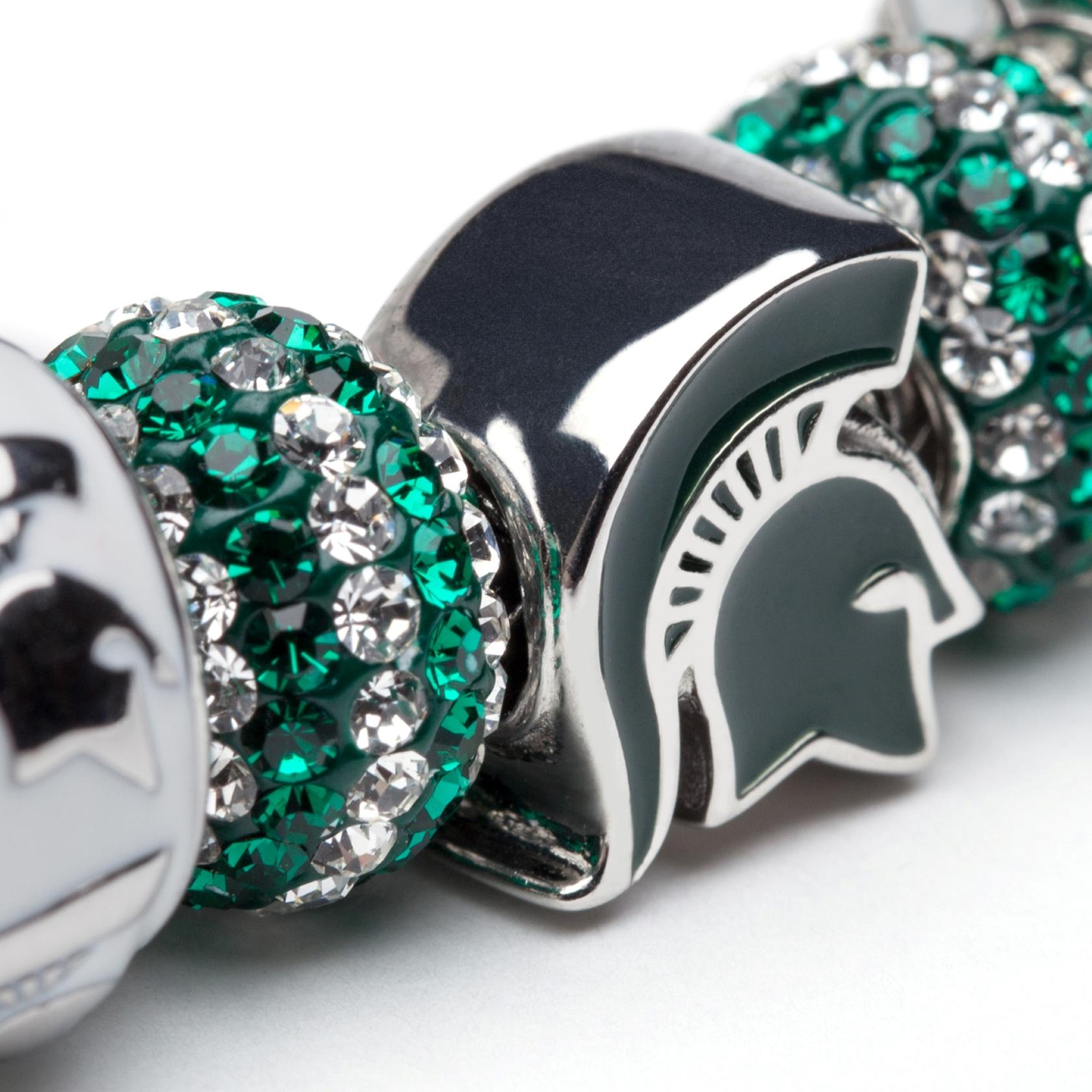 MSU Spartan Bead Green