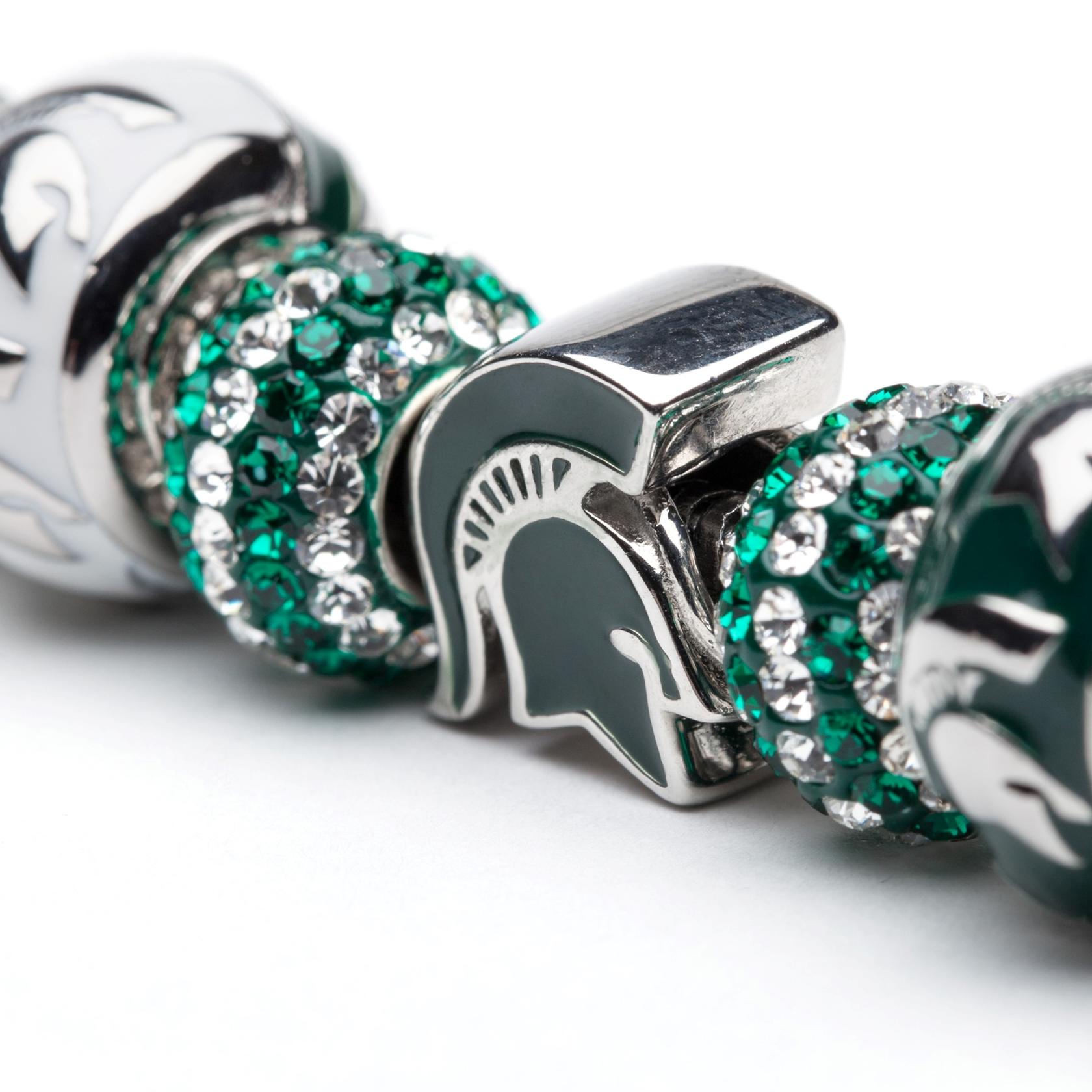 MSU Spartan Bead Green