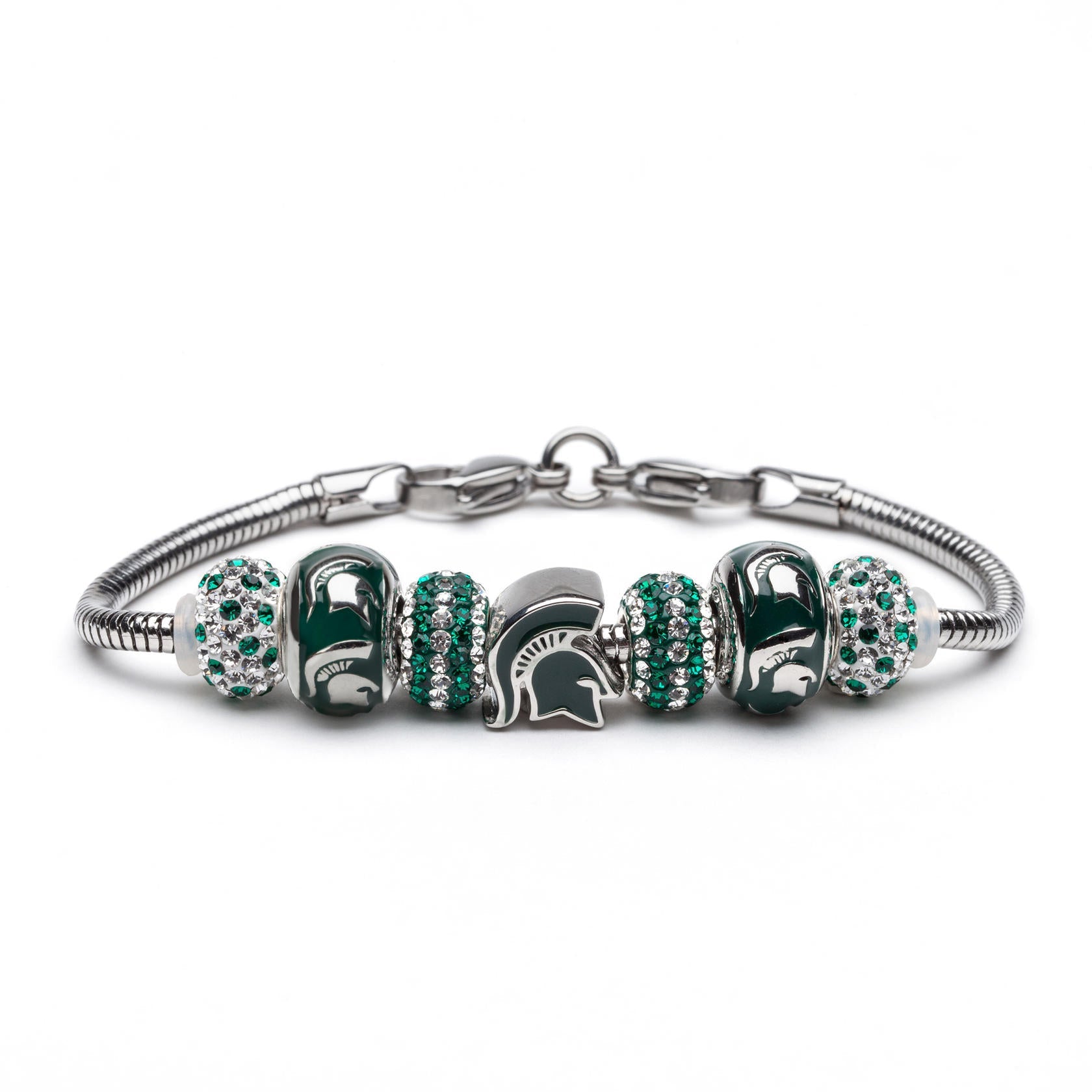Michigan State Charm Bracelet
