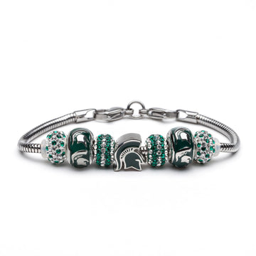 Michigan State Charm Bracelet