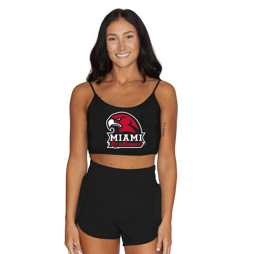 Miami University Black Spaghetti Tank