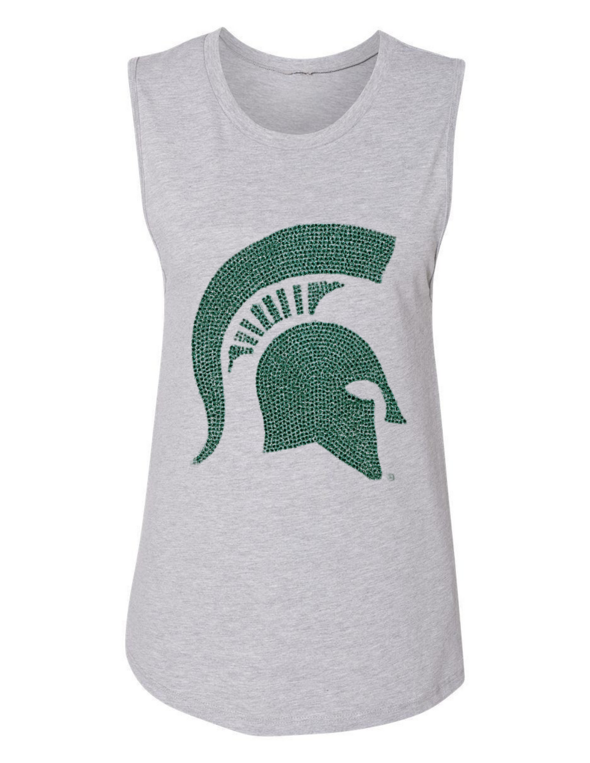 Michigan State Spartan Grey Tank Top