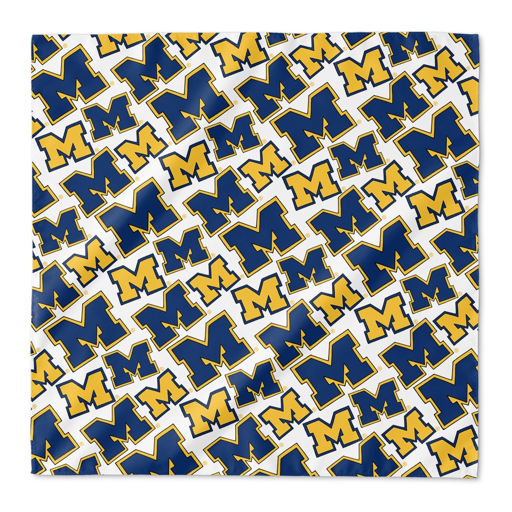 University of Michigan Pattern Bandana Top