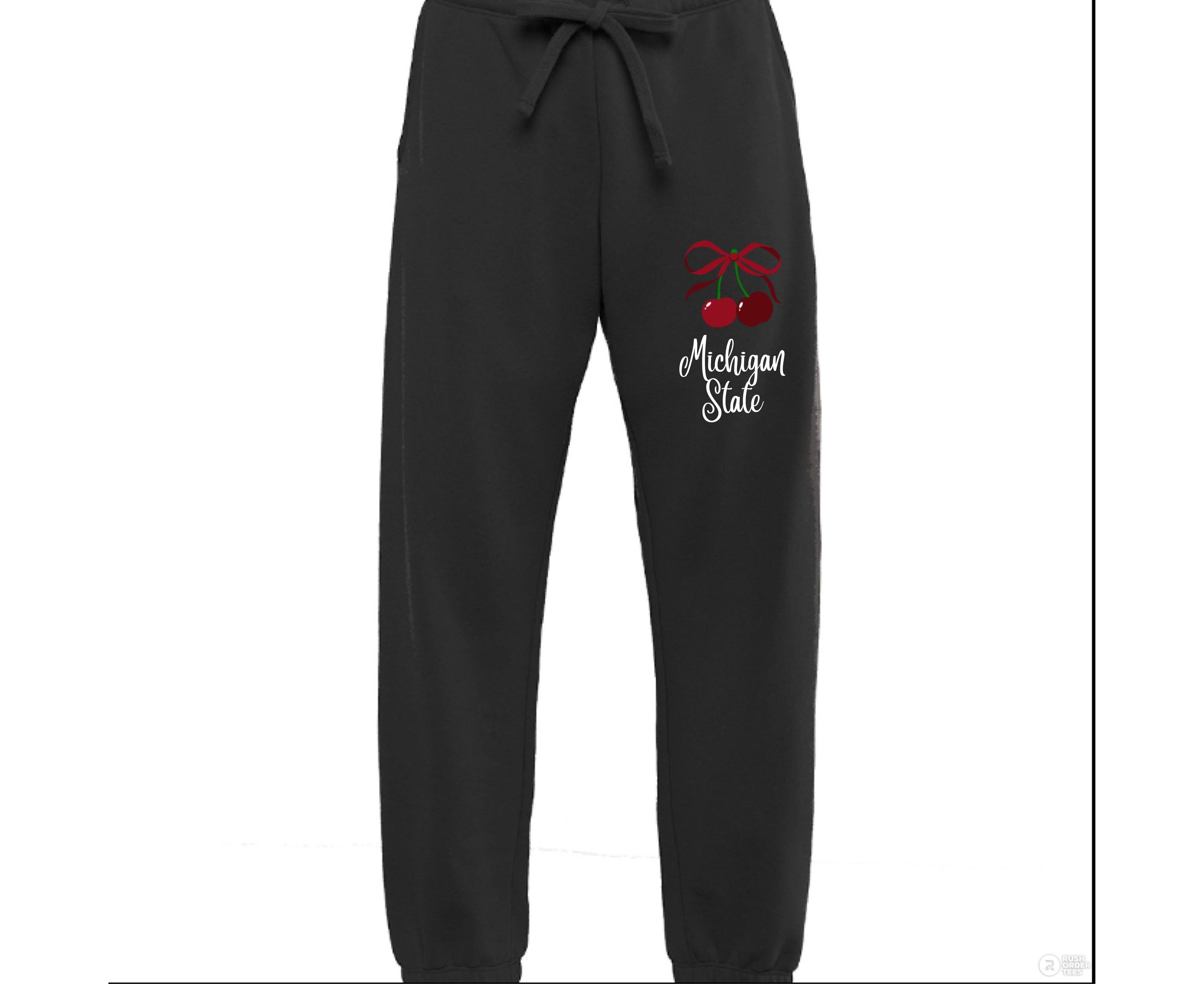 Customizable: Red Coquette Cherry Sweatpants