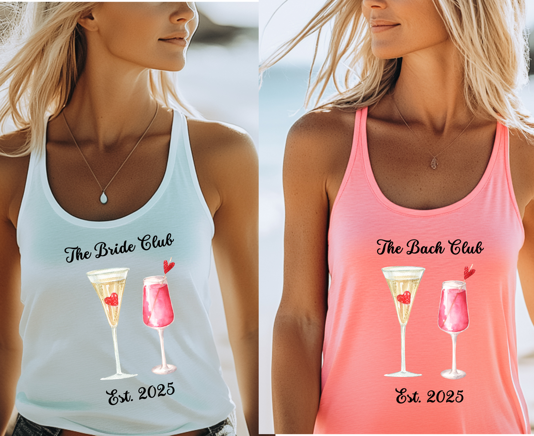 Customizable: Celebratory Drinks Racerback Tank