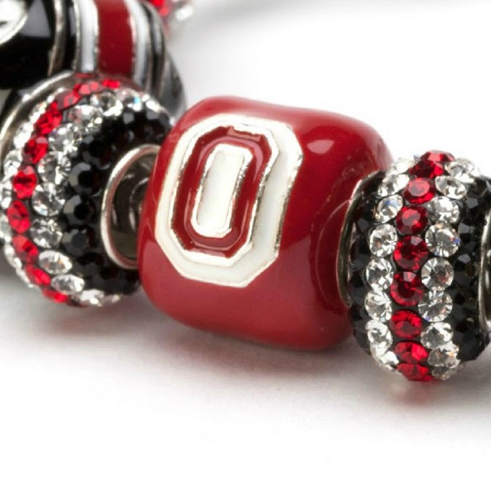 Ohio State 2-Sided Bead Charm - Scarlet