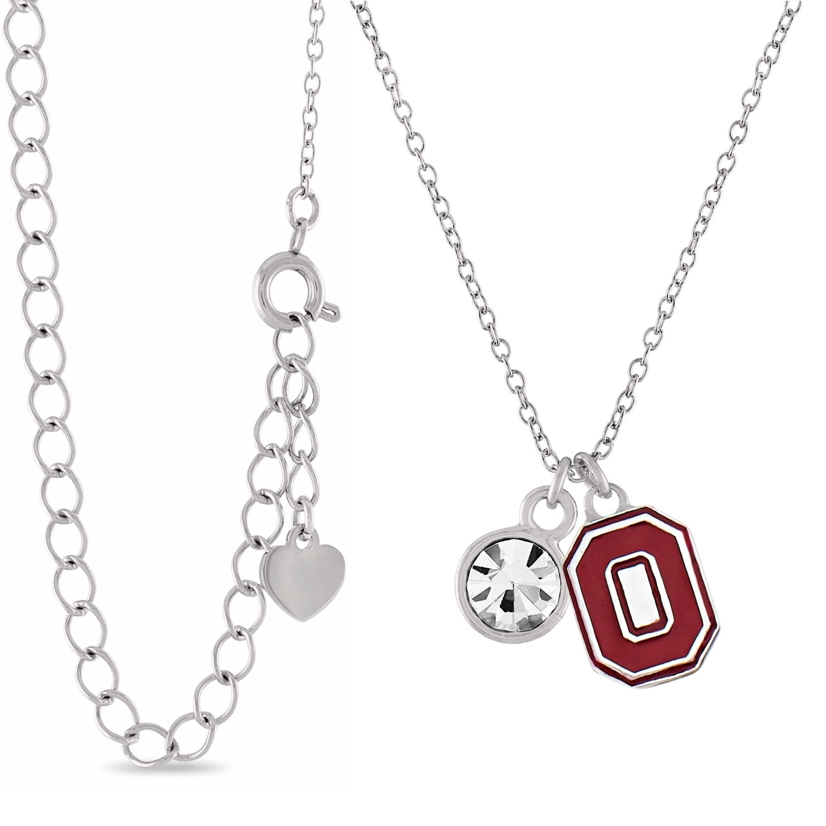 Ohio State Block O Charm Necklace