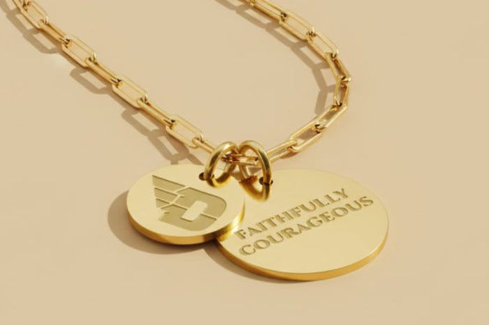 Dayton Paperclip Chain Charm Necklace